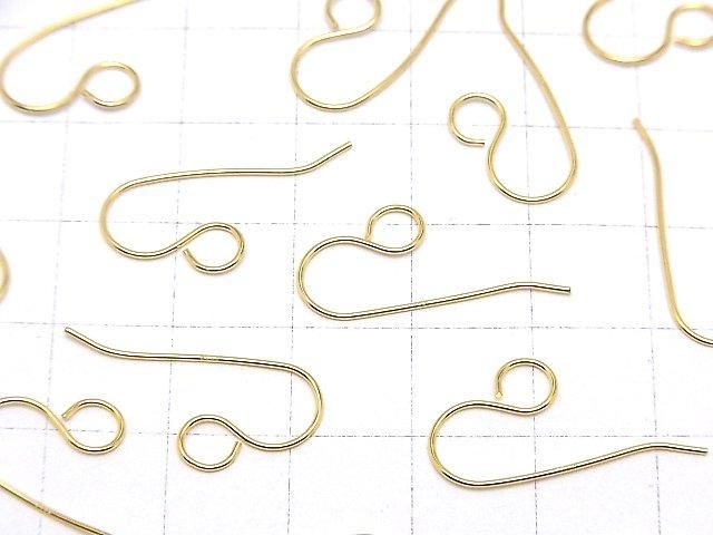 Silver925 Earwire 24x11mm 18KGP 2pairs