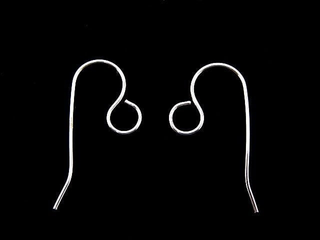 Silver925 Earwire 24x11mm No coating 2pairs