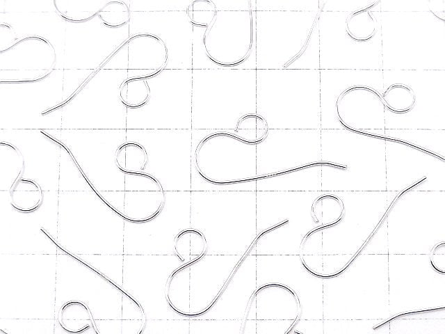 Silver925 Earwire 24x11mm No coating 2pairs