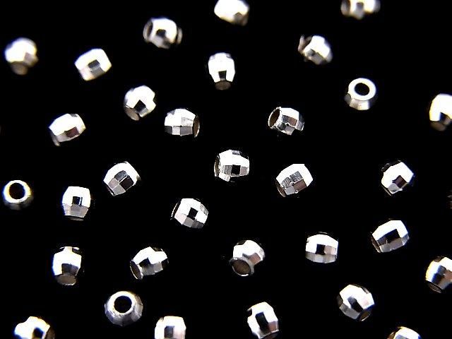 Silver925 Faceted Round 2mm No coating 10pcs