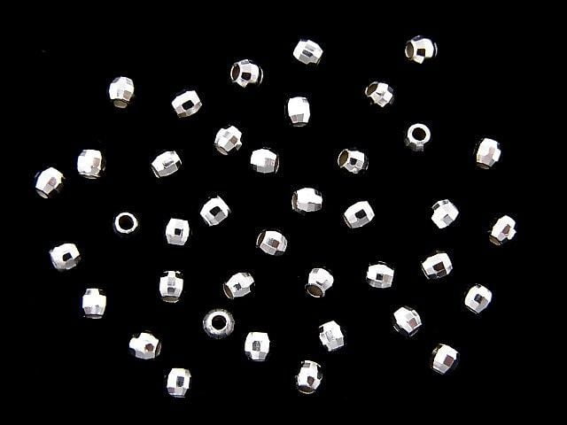 Silver925 Faceted Round 2mm No coating 10pcs