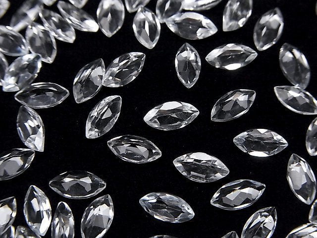 Hochwertiger Weißer Topas AAA Lose Steine Marquise Facettiert 8x4mm 5 Stück