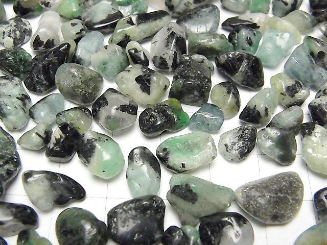 Brazilian Emerald AA Undrilled Chips 100 grams