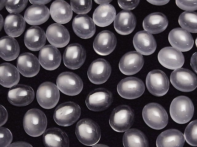 Stern Rosenquarz AAA Oval Cabochon 12x10mm 2Stück