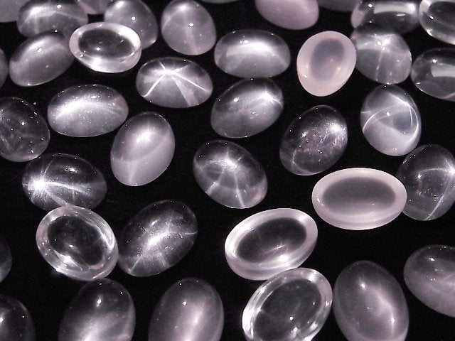 Stern Rosenquarz AAA Oval Cabochon 14x10mm 1Stück