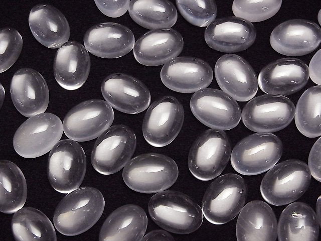 Stern Rosenquarz AAA Oval Cabochon 14x10mm 1Stück