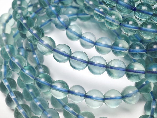 綠螢石 AAA 級圓珠 6mm 手鍊