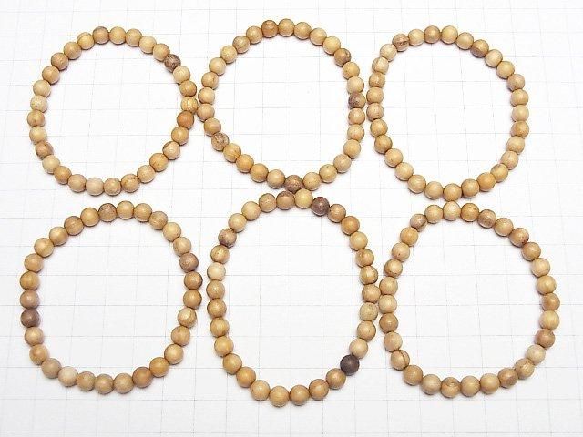 聖木 圓珠 6mm 一串 (手鍊)
