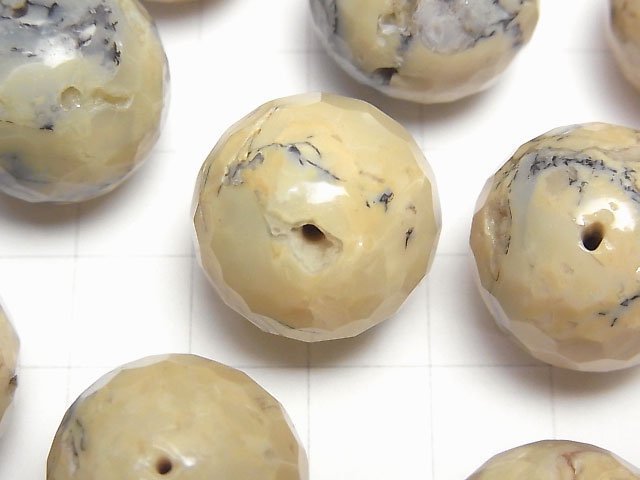 非洲蛋白石 128切面圓珠 20mm 5顆