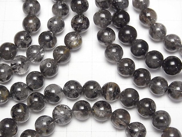 Diamantquarz Rund 8mm Armband