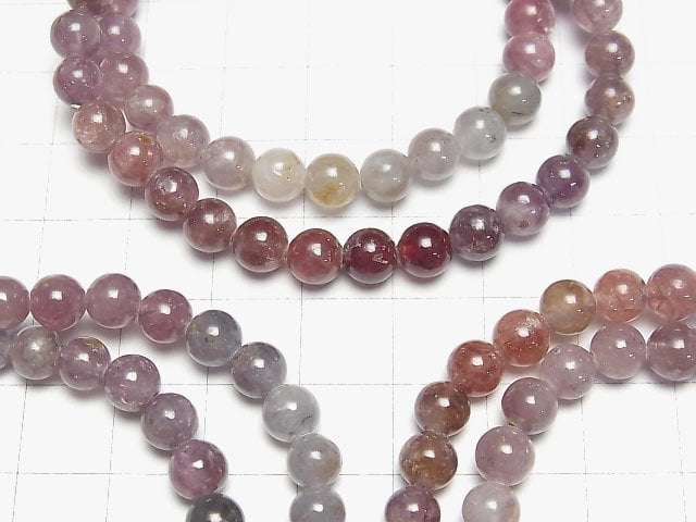 Multicolor Spinell AA Runde 6mm Armband
