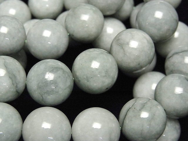 Burmese Jadeite AA++ Round 14mm Bracelet