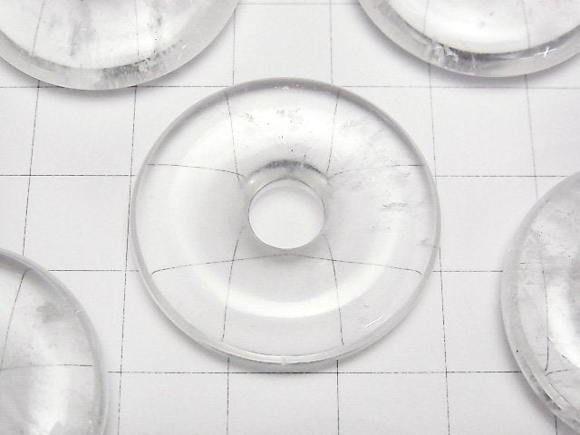 水晶AA級甜甜圈珠 30x30毫米 2顆