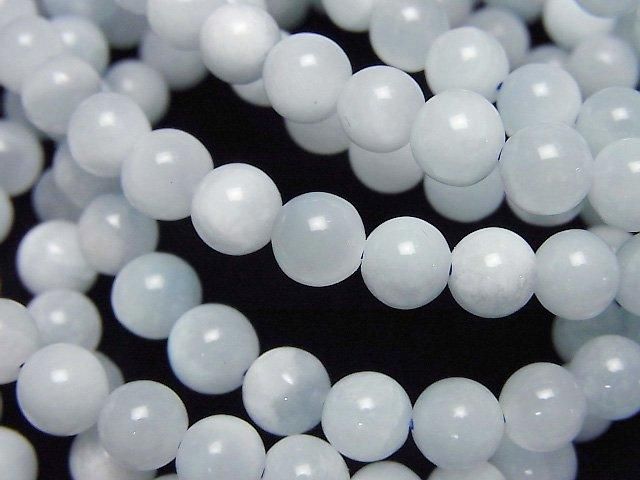 Ice Larimar Pectolite AA Round 6mm Bracelet