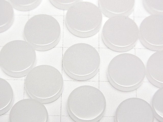 白玉無孔扁幣 10x10mm 5顆