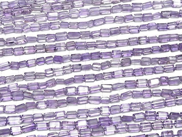 Amethyst AA++ Facettiert Rechteck 1 Strang Perlen (ca. 14 Zoll/34 cm)