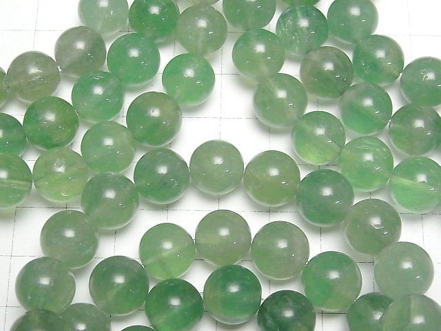 Grüner Fluorit AA++ Runde 11mm Armband