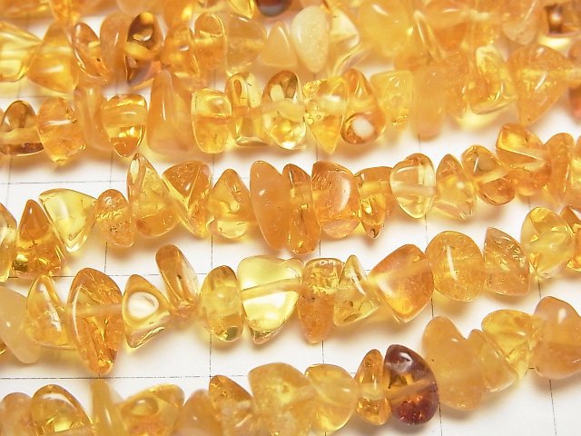 波羅的海琥珀碎石(小塊狀)1串珠(約15英吋/38公分)