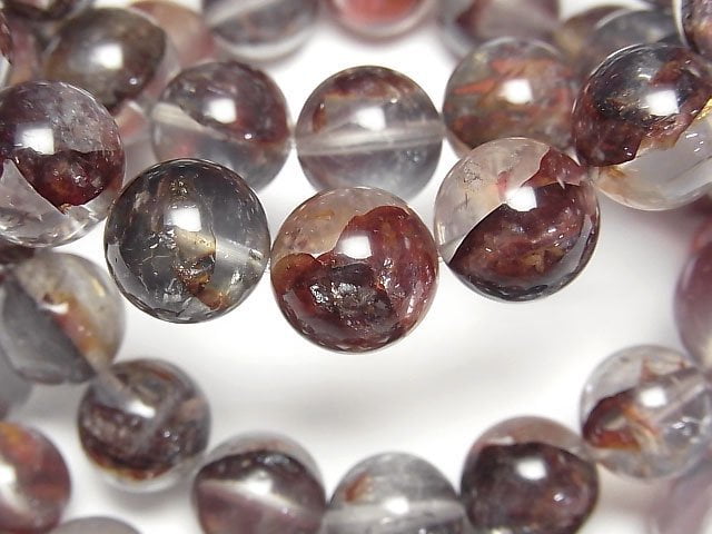 紅赤鐵礦石 AAA 圓珠 14-15mm 手鍊