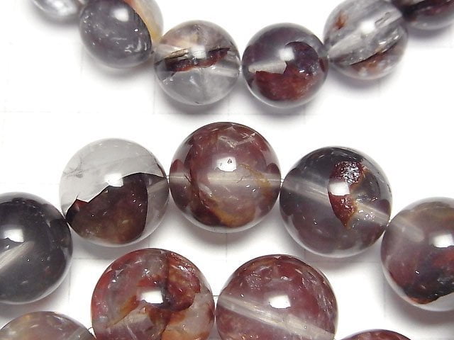 紅赤鐵礦石 AAA 圓珠 14-15mm 手鍊