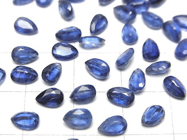 高品質藍晶石 AAA 梨形刻面裸石 6x3.5公釐 3顆