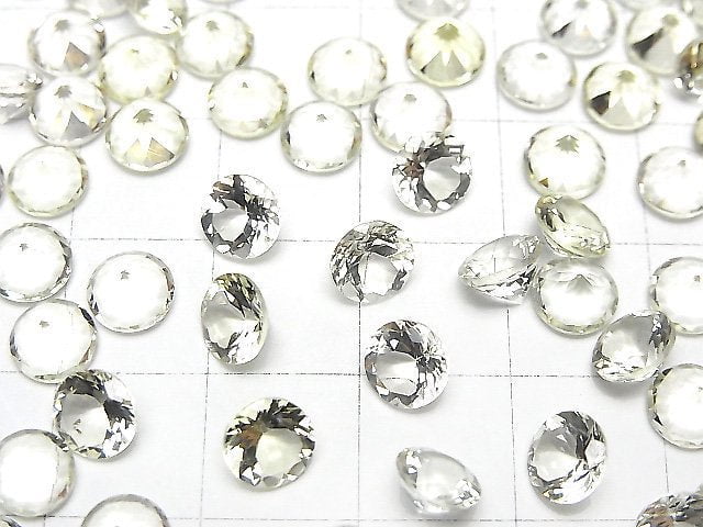 Hochwertiger Heliodor AAA- Lose Stein Rund Facettiert 6x6mm 2 Stück