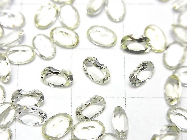 High Quality Heliodor AAA- Loose stone Oval Faceted 6x4mm 3pcs