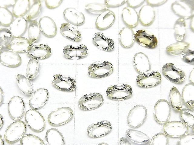 Hochwertiger Heliodor AAA- Lose Stein Oval Facettiert 6x4mm 3 Stück
