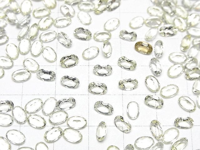 Hochwertiger Heliodor AAA- Lose Stein Oval Facettiert 6x4mm 3 Stück