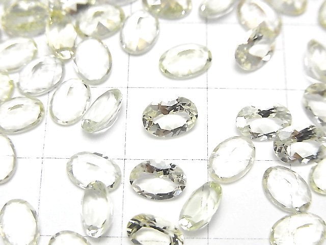 High Quality Heliodor AAA- Loose stone Oval Faceted 7x5mm 2pcs