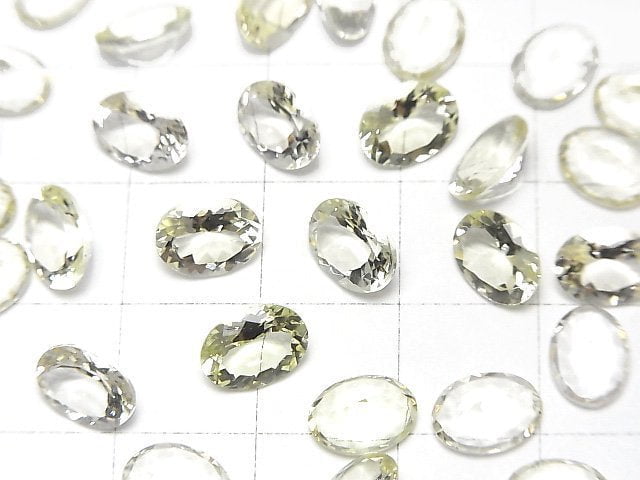 Hochwertiger Heliodor AAA- Lose Stein Oval Facettiert 8x6mm 2 Stück
