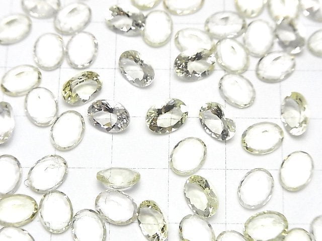 Hochwertiger Heliodor AAA- Lose Stein Oval Facettiert 8x6mm 2 Stück