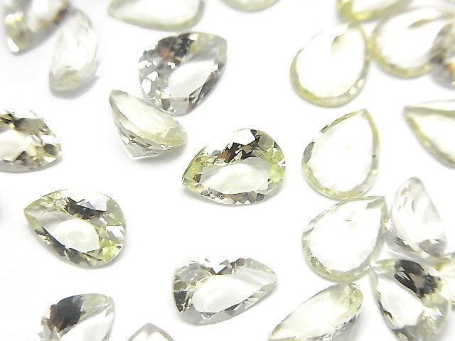 High Quality Heliodor AAA- Loose stone Pear shape Faceted 8x6mm 2pcs