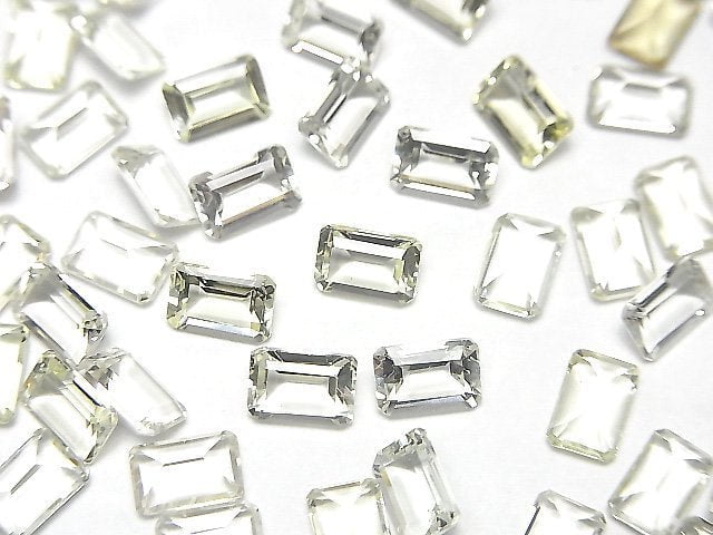 High Quality Heliodor AAA- Loose stone Rectangle Faceted 6x4mm 2pcs