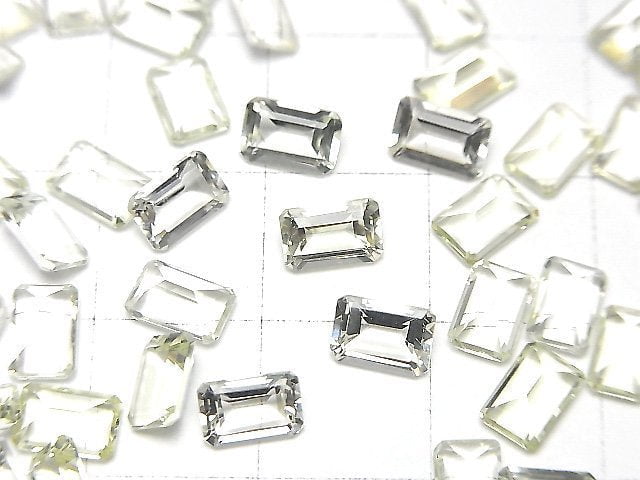 High Quality Heliodor AAA- Loose stone Rectangle Faceted 6x4mm 2pcs