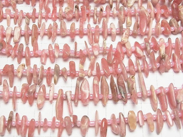 Argentinischer Rhodochrosit AA++ Nugget Oben Durchbohrt 1Strang Perlen (ca. 15Zoll/38cm)