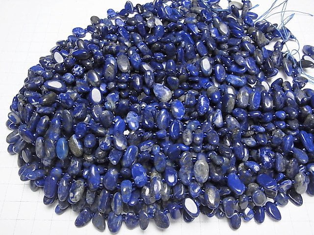 Lapislazuli AA+ Nugget Oben Durchbohrt 1Strang Perlen (ca. 15Zoll/36cm)