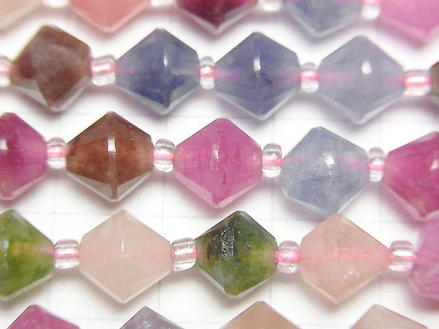 High Quality! Multicolor Jade Abacus Cut 8x8x8mm 1strand beads (aprx.15inch/36cm)