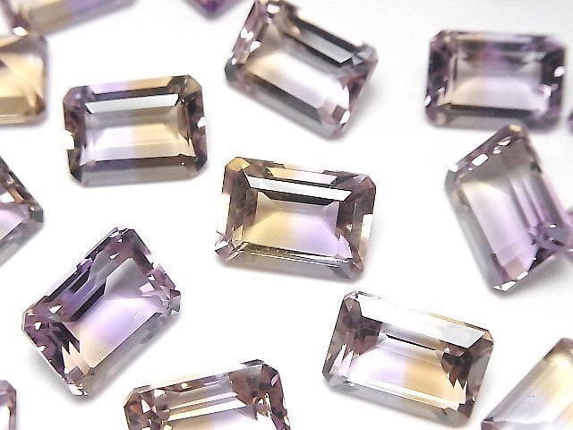High Quality Ametrine AAA Loose stone Rectangle Faceted 14x10mm 1pc