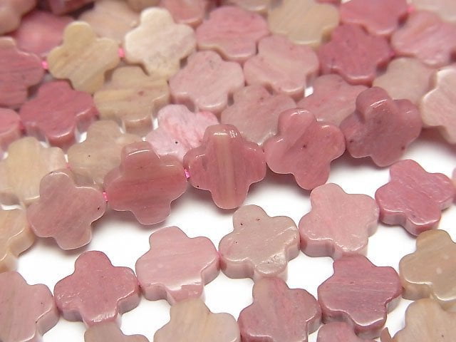 Siliceous Schist AA+ Flower motif 8x8x3mm 1strand beads (aprx.15inch/36cm)