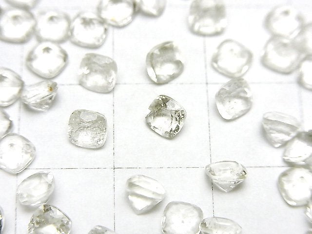 High Quality Libyan Desert Glass AAA Loose stone Square Faceted 4x4mm 2pcs