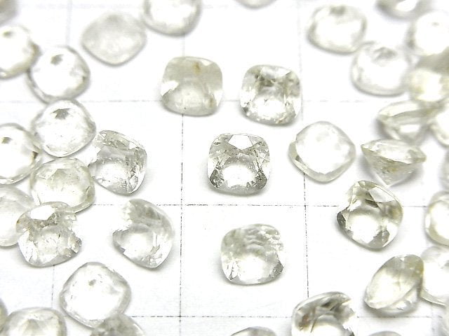 High Quality Libyan Desert Glass AAA Loose stone Square Faceted 5x5mm 2pcs