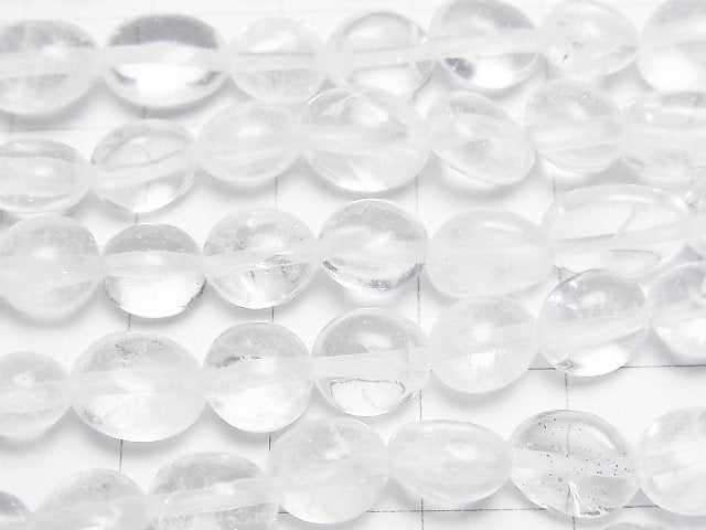 天然白水晶 AA++ 隨形塊珠 1串 (約15英寸/38公分)