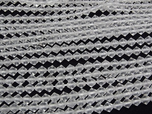Hochwertig! Kristall AA++ Abacus Schnitt 5x5x5mm 1 Strang Perlen (ca. 15 Zoll / 37 cm)