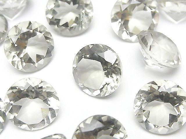High Quality Green Amethyst AAA Loose stone Round Faceted 14x14mm 1pc