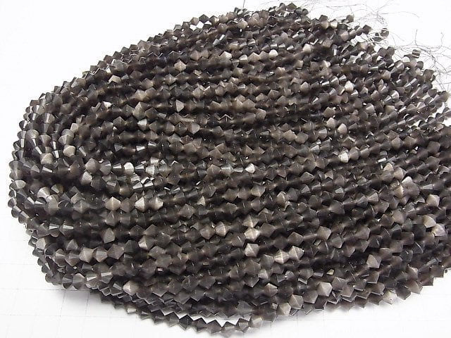 Hochwertig! Silberobsidian AAA Abacus Schnitt 5.5x5.5x5.5mm 1 Strang Perlen (ca. 15 Zoll / 37 cm)