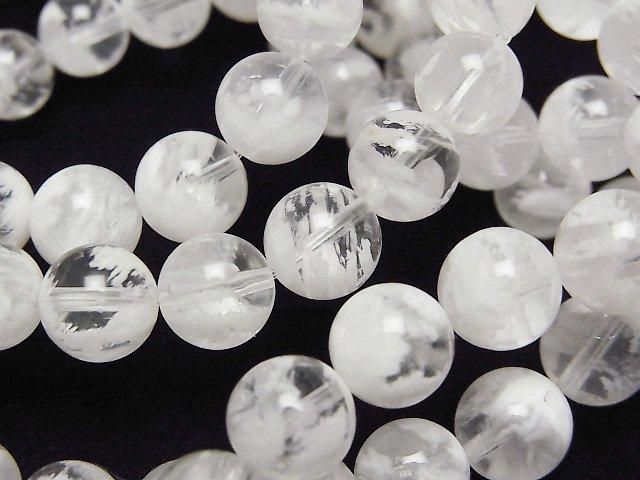 白雪幽靈圓珠 8mm 1串 (手鍊)