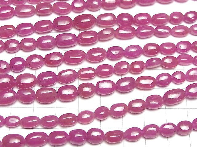 Hochwertige Ruby AAA- Nugget Halb- oder 1Strang Perlen (ca. 9 Zoll/24 cm)