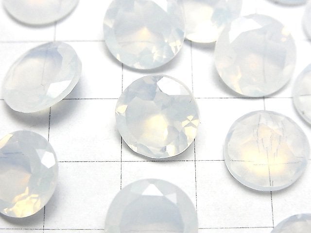 High Quality Moonlight Quartz AAA Round Faceted 12x12mm 1pc