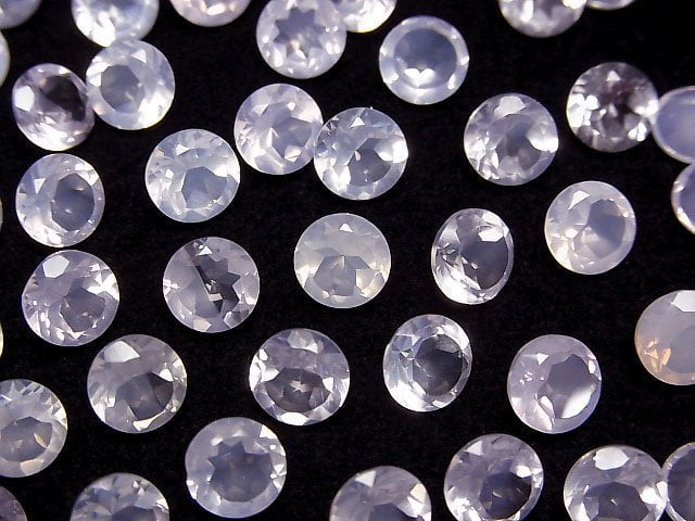 High Quality Scorolite AAA Loose stone Round Faceted 6x6mm 3pcs